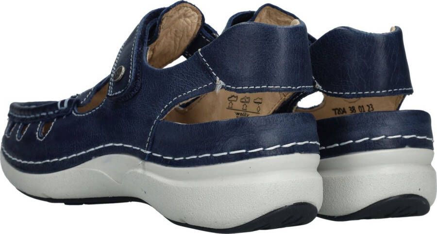 Wolky Dames Sandaal Rolling Sun Oxford 0720435 800 Blauw - Foto 14