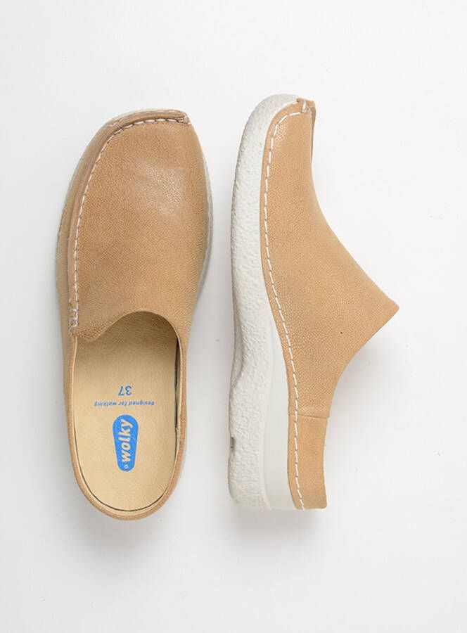 Wolky Comfortschoenen Seamy Slide beige nubuck