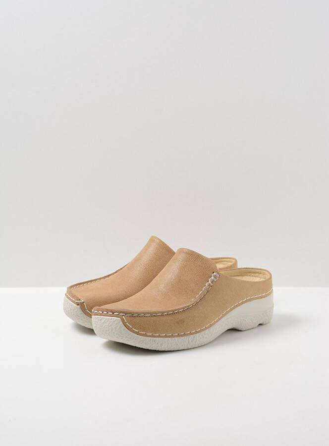 Wolky Comfortschoenen Seamy Slide beige nubuck