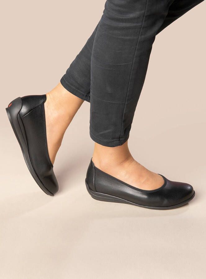 Wolky Dames Ballerina's 00386 Duncan F2F Zwart