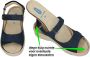 Wolky -Dames blauw donker sandalen - Thumbnail 2