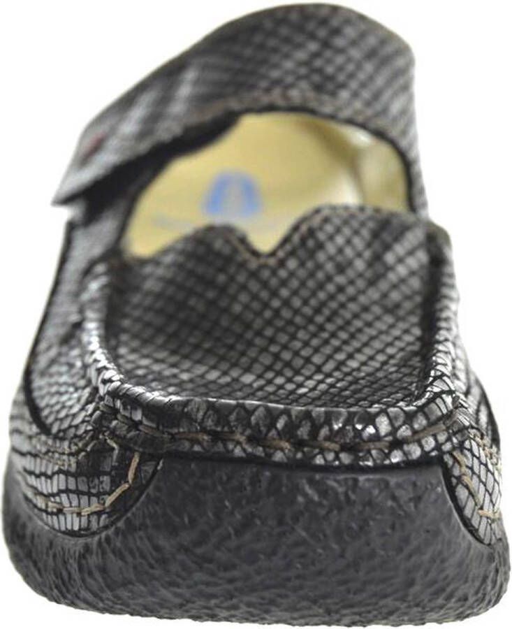 Wolky -Dames grijs donker slippers & muiltjes