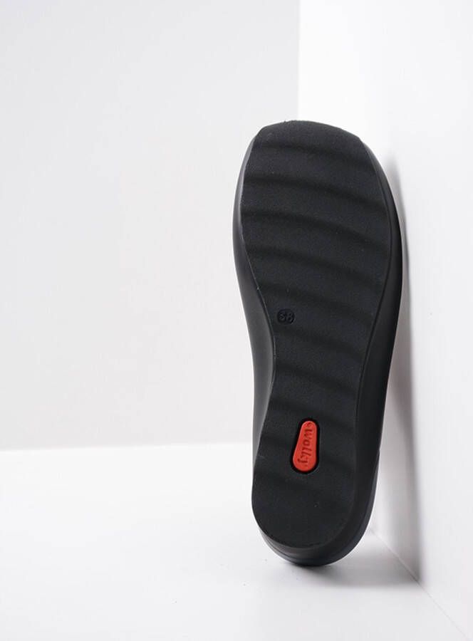 Wolky Dames Klompen 02575 Go Zwart
