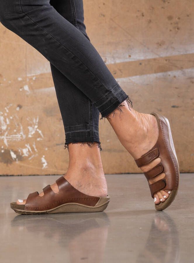 Wolky Dames Slippers 00532 Nomad Bruin