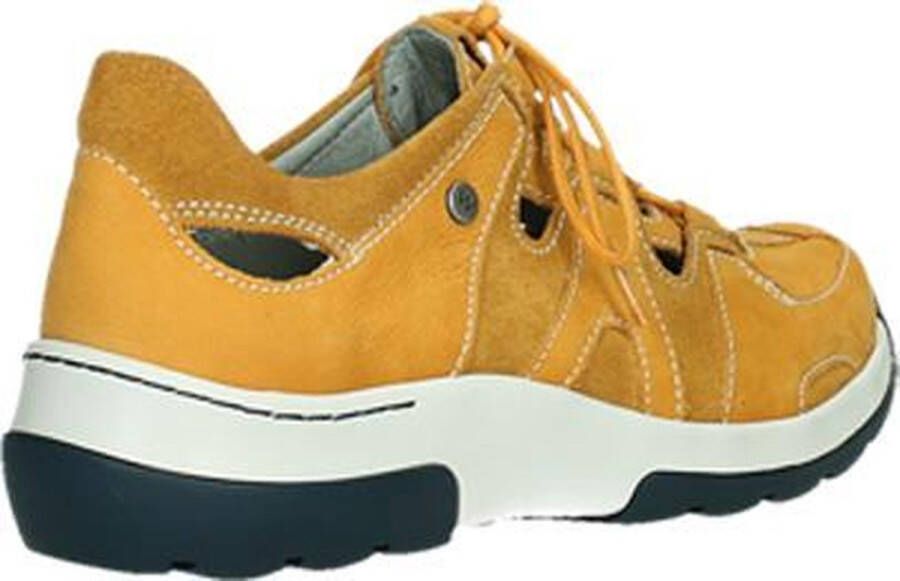 Wolky Dames Veterschoenen 0302811-550 Nortec Antique Ora Oranje