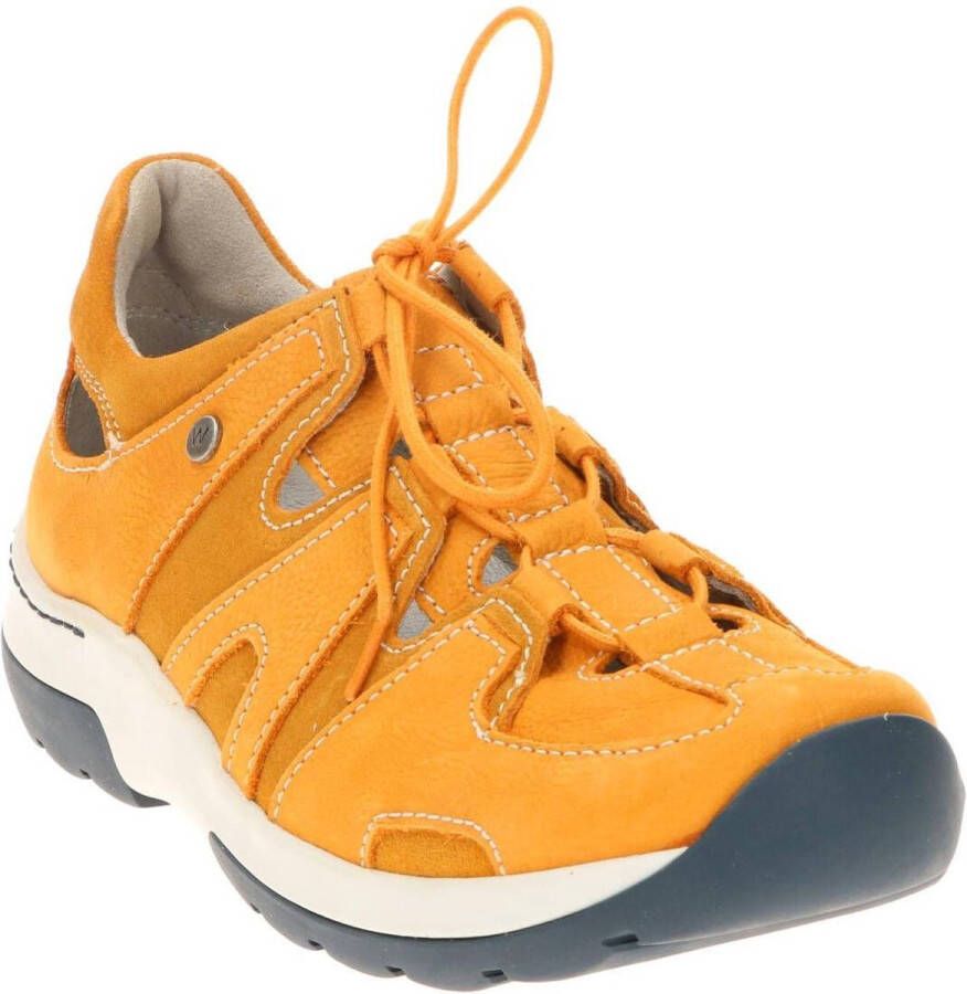 Wolky Dames Veterschoenen 0302811-550 Nortec Antique Ora Oranje