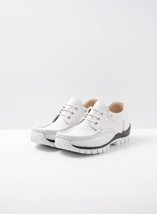 Wolky Dames Veterschoenen 04701 Fly Summer Wit