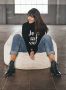 Wolky Dames Center XW Velvet leather 0262920 000 Black - Thumbnail 4