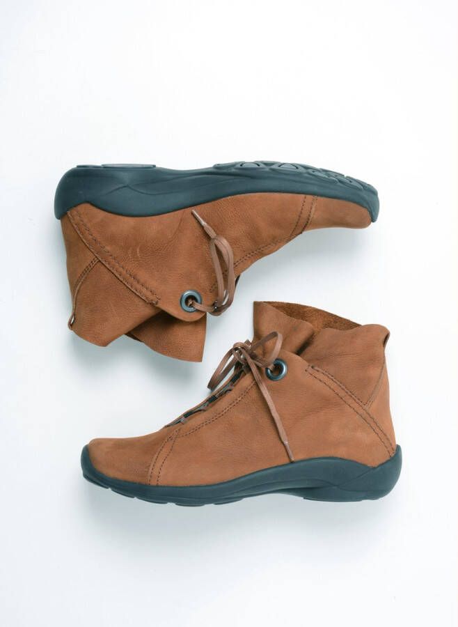 Wolky Hoge veterschoenen Diana cognac nubuck - Foto 3