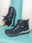 Wolky Hoge veterschoenen Jump Summer denim leer - Thumbnail 5