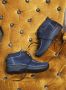 Wolky Hoge veterschoenen Seamy Moc blauw nubuck - Thumbnail 4