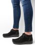 Wolky Hoge veterschoenen Seamy Moc zwart nubuck - Thumbnail 5