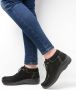Wolky Hoge veterschoenen Seamy Moc zwart nubuck - Thumbnail 6