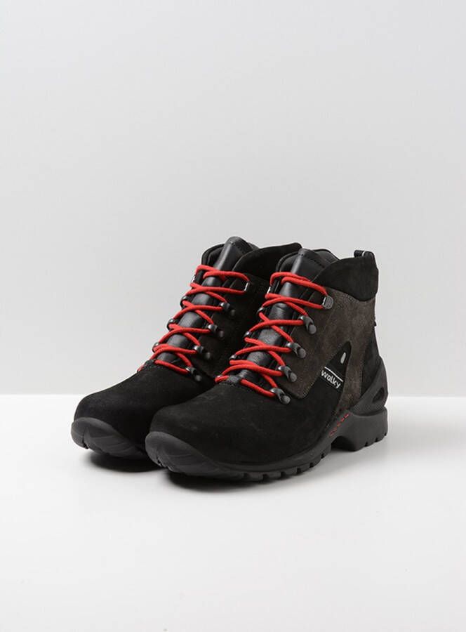 Wolky Hoge veterschoenen Traction WP zwart nubuck - Foto 6