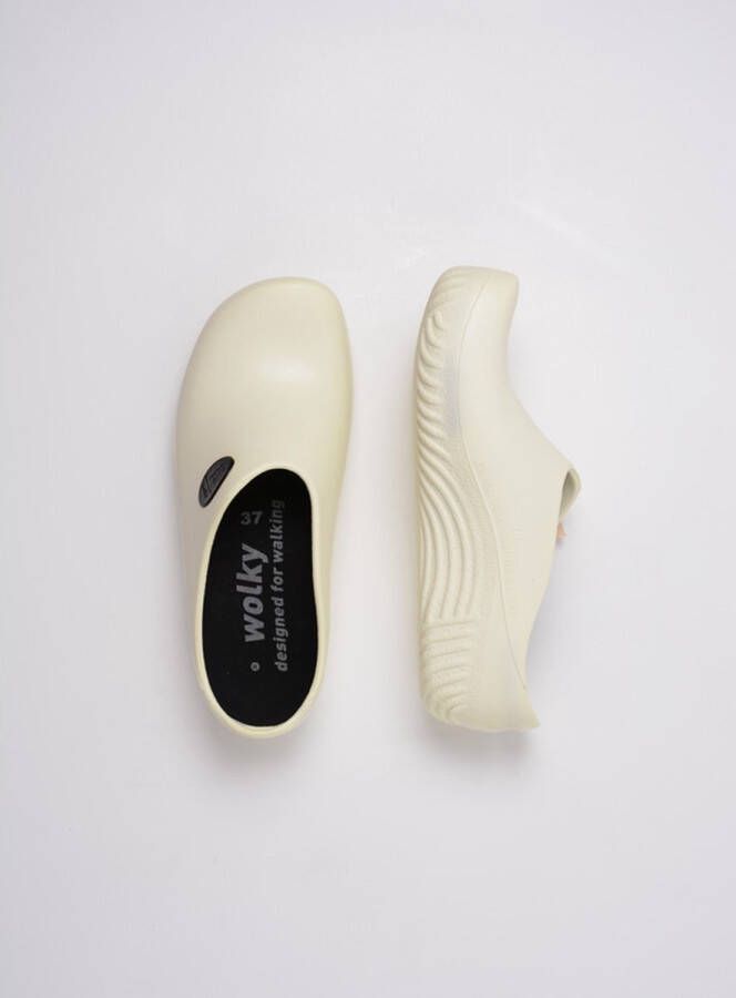 Wolky Medische Klompen Clogs Medische schoenen PU Antislip Offwhite - Foto 3