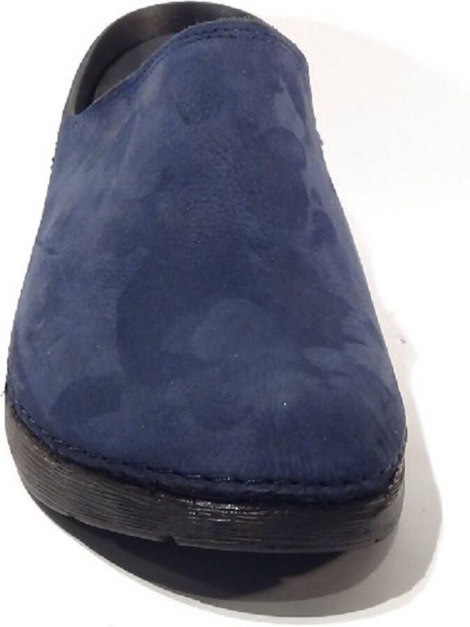 Wolky Klompen PRO-Clog blauw nubuck