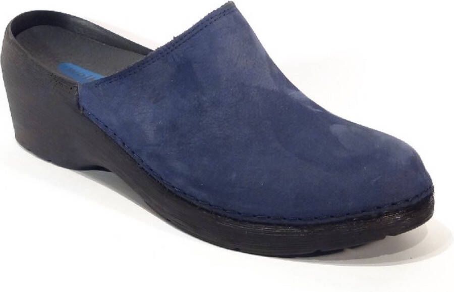 Wolky Klompen PRO-Clog blauw nubuck