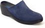 Wolky Dames Slippers 0607511-800 Clog Blue Blauw - Thumbnail 4