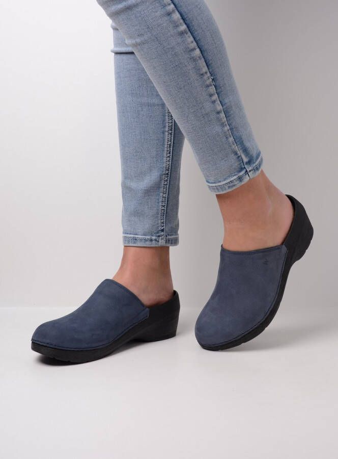 Wolky Klompen PRO-Clog blauw nubuck