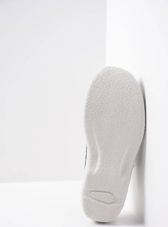 Wolky Klompen Roll Slipper zwart multi suede