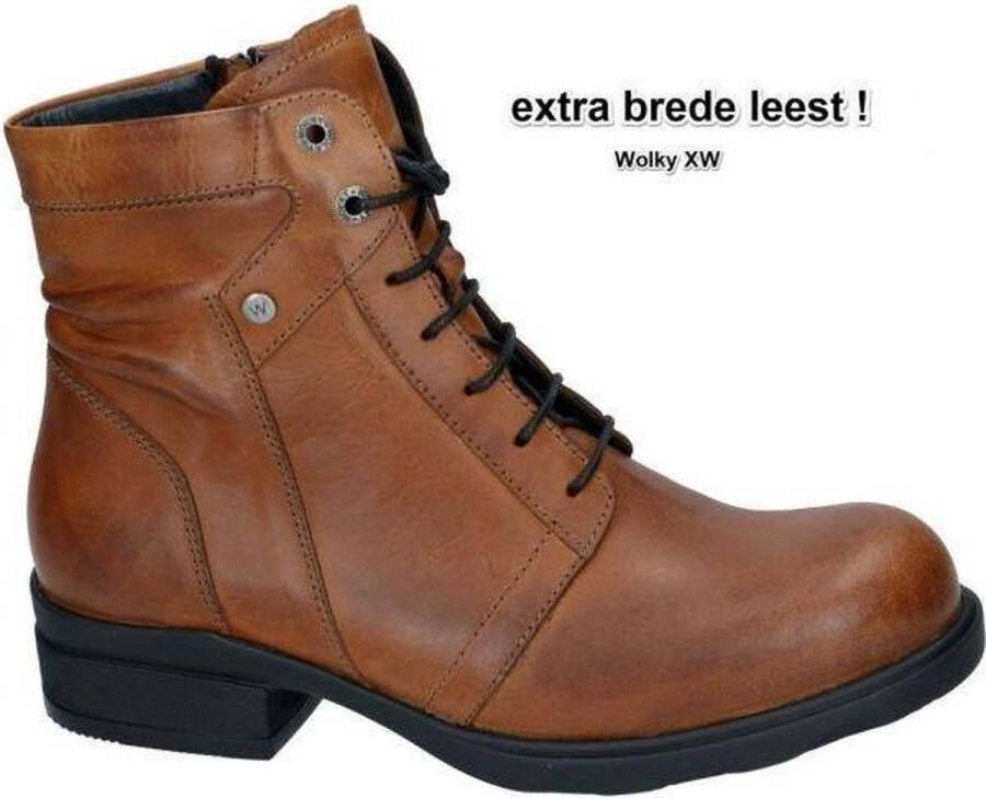 Wolky Laarzen Center XW cognac leder