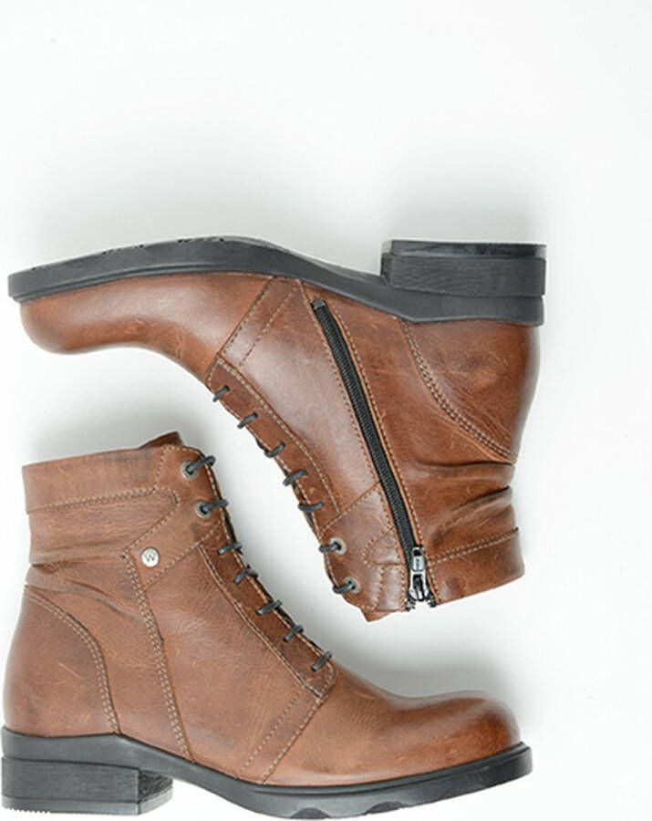 Wolky Laarzen Center XW cognac leder