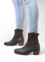 Wolky LUBBOCK Brushed 0287845 305 Donkerbruine dames westernboot - Thumbnail 4