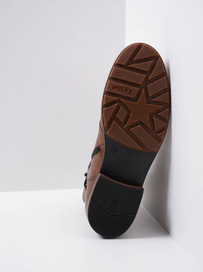 Wolky Laarzen Murray cognac leer