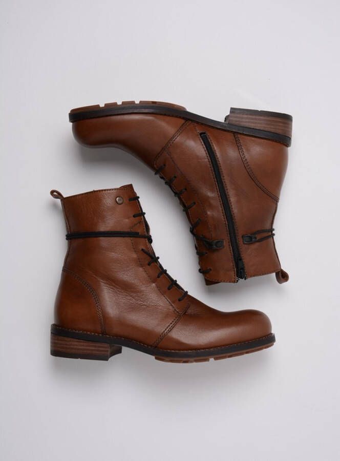 Wolky Laarzen Murray cognac leer
