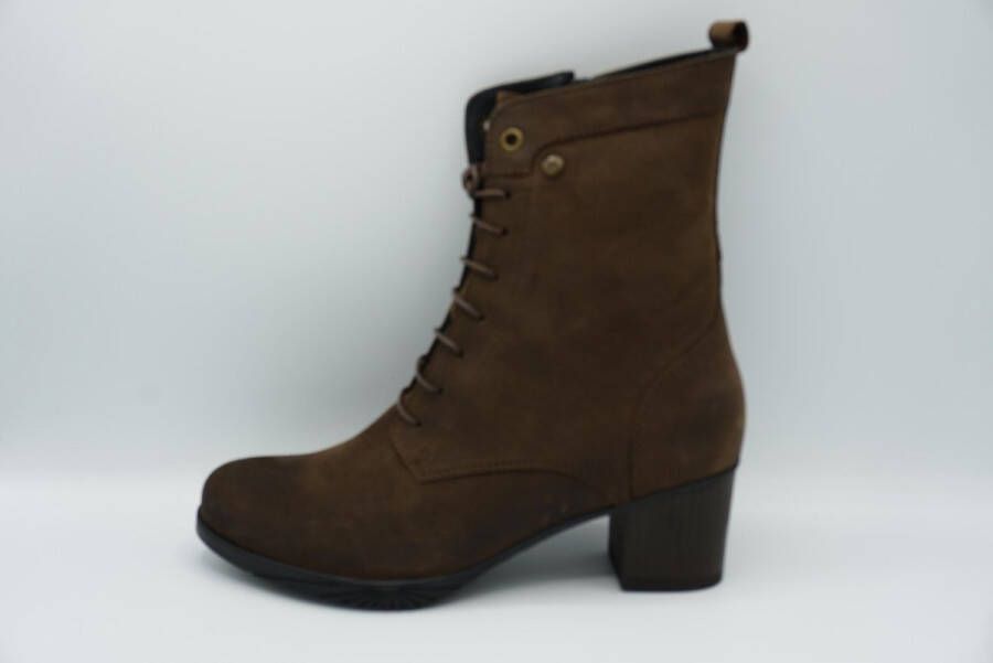 Wolky Laarzen Sarah donkerbruin nubuck