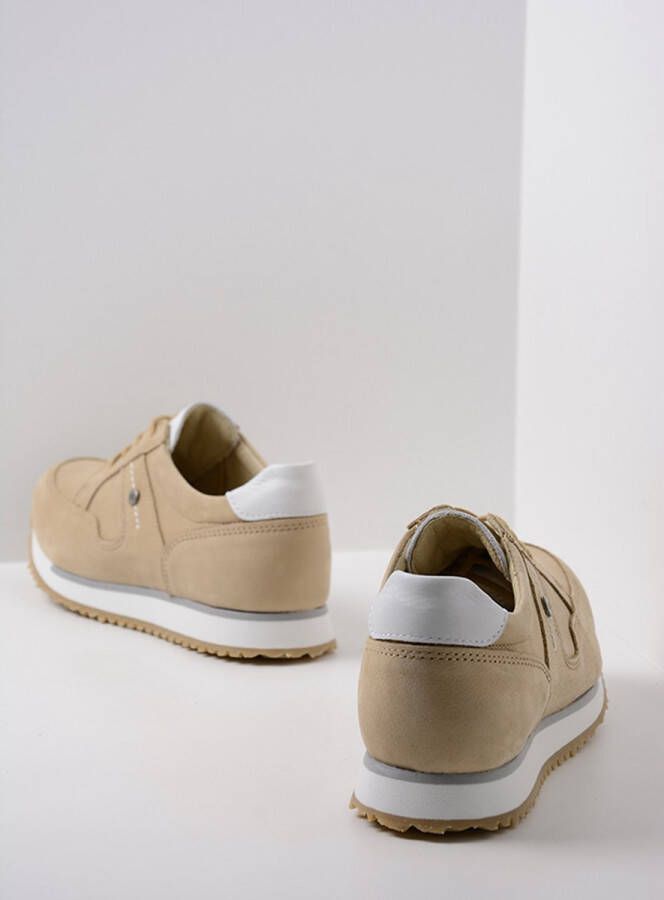 Wolky Lage veterschoenen e-Walk beige nubuck