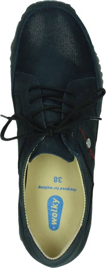 Wolky Nette schoenen 05804 e-Walk 11875 winterblauw stretch nubuck - Foto 6