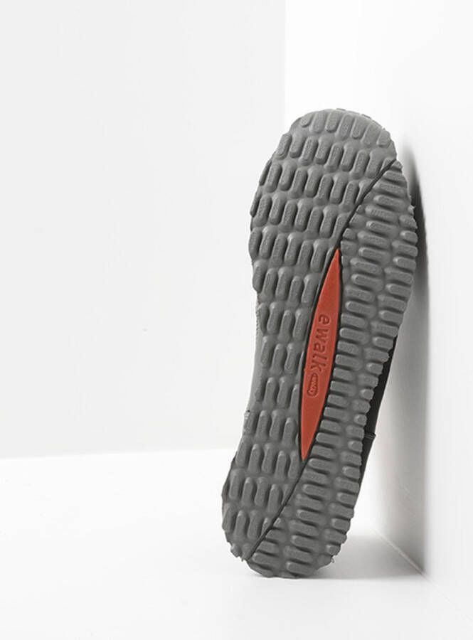 Wolky Lage veterschoenen e-Walk zwart combi stretch leer