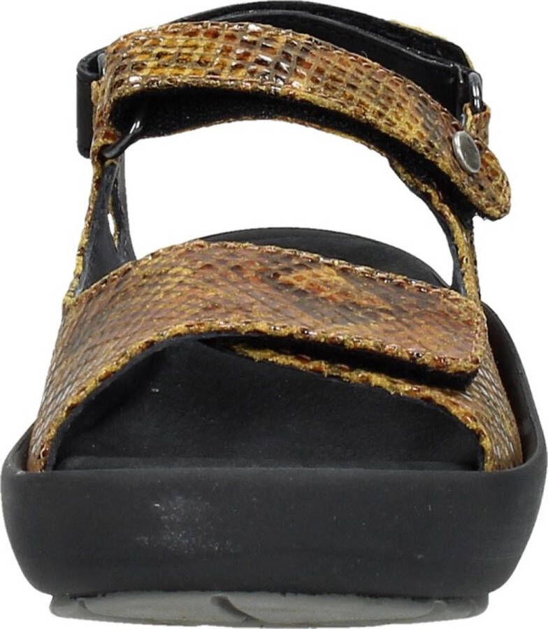 Wolky Rio Sandalen Plat geel