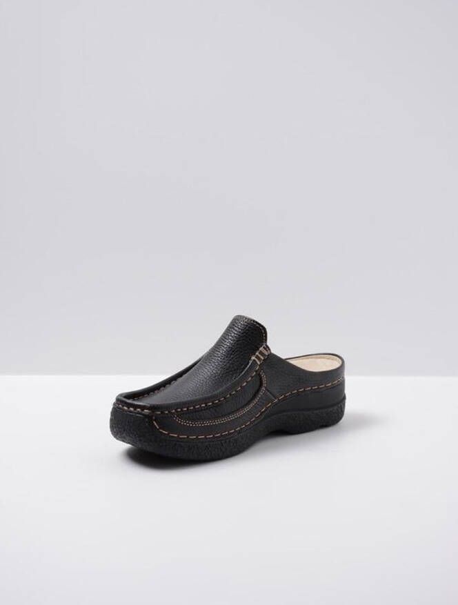 Wolky Roll Slide Dichte Teen zwart