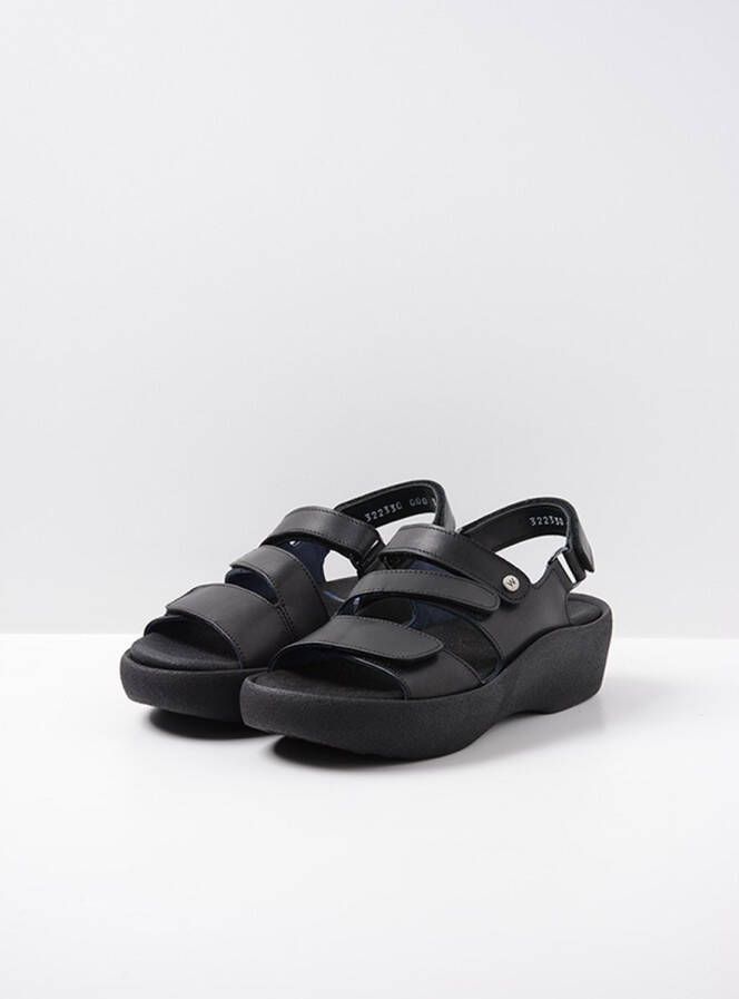 Wolky Sandalen Avalon zwart leer - Foto 7