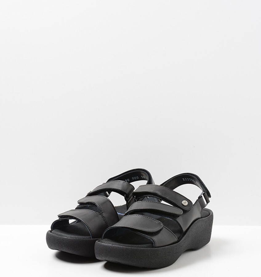 Wolky Sandalen Avalon zwart leer - Foto 8