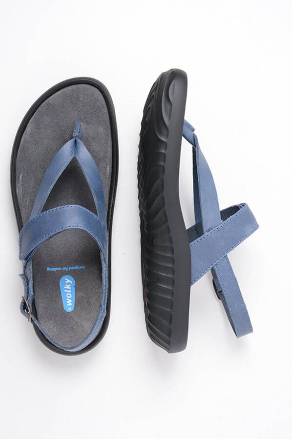 Wolky Sandalen Cebu jeans leer - Foto 4