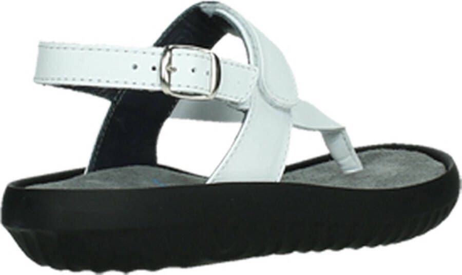 Wolky Sandalen Cebu wit leer