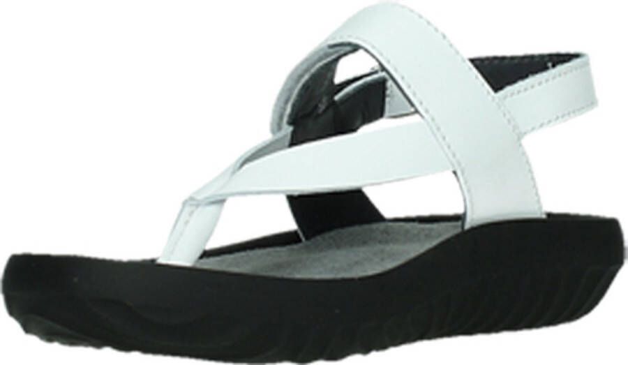 Wolky Sandalen Cebu wit leer