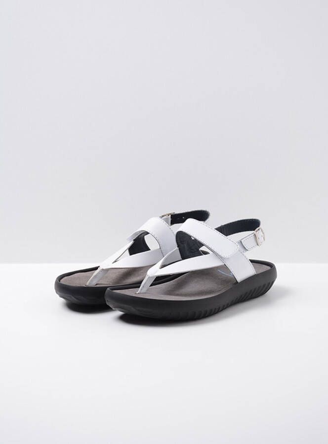 Wolky Sandalen Cebu wit leer