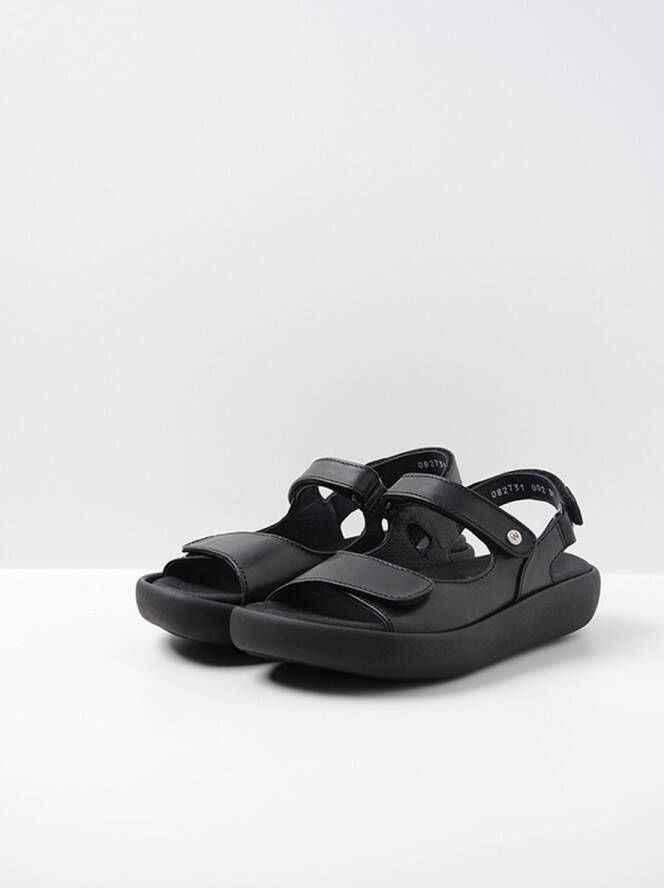 Wolky Sandalen Celine XW zwart leer