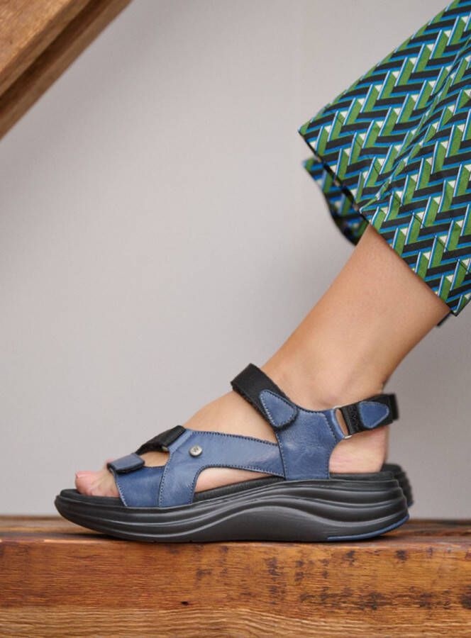 Wolky Sandalen Cirro jeans leer