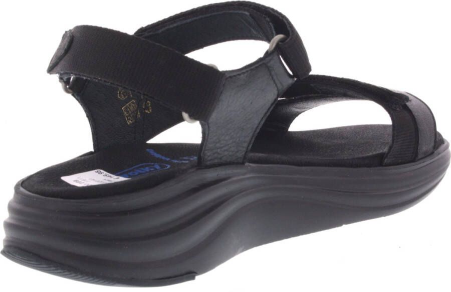 Wolky Sandalen Cirro zwart leer