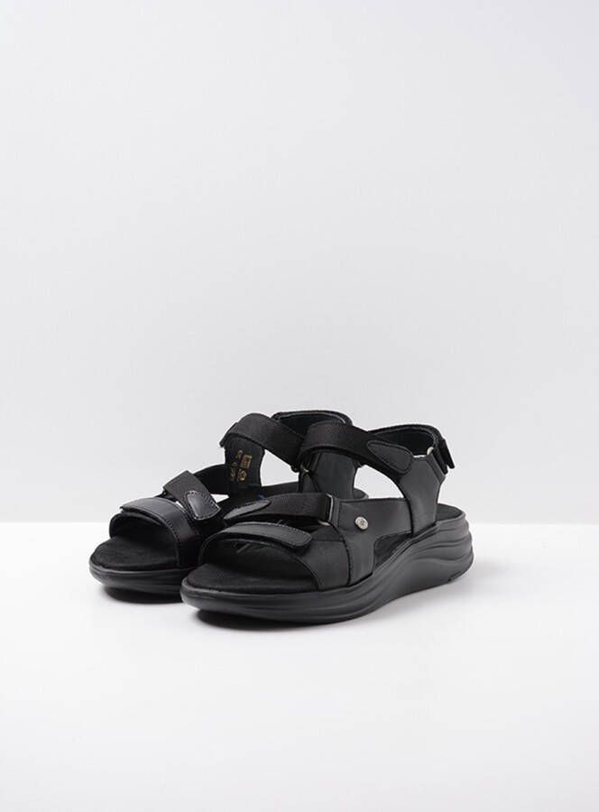 Wolky Sandalen Cirro zwart leer