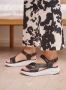 Wolky Sandalen Cirro zwart-wit leer - Thumbnail 5