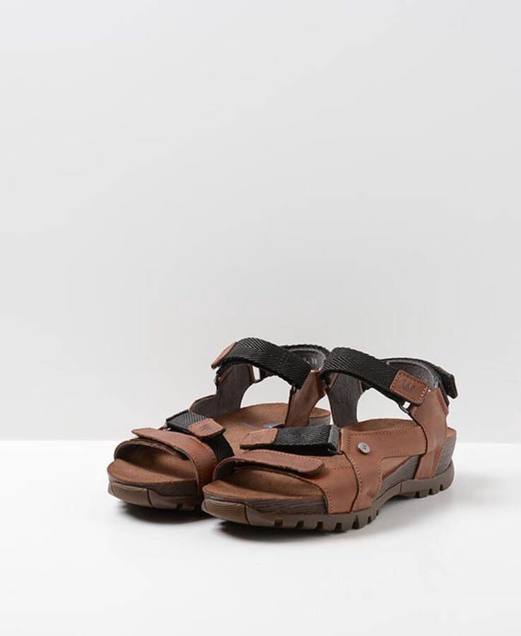 Wolky Sandalen Cradle cognac leer