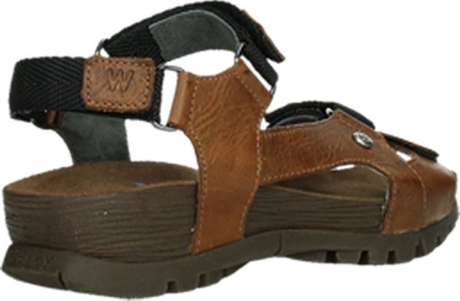 Wolky Sandalen Cradle cognac leer