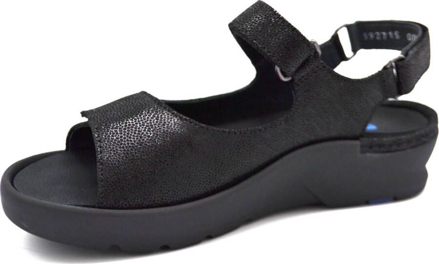 Wolky Dames Sandalen 0392715 000 Delft Caviar Zwart - Foto 12