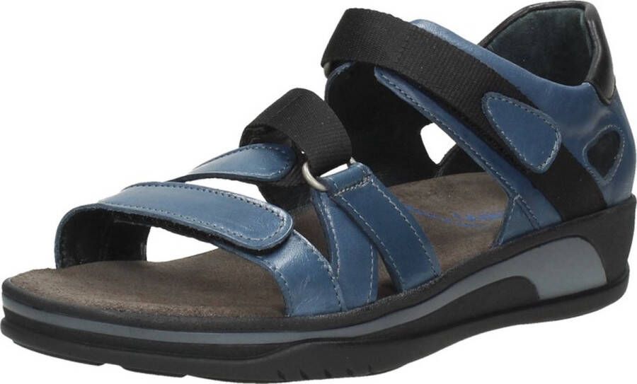 Wolky Desh Sandalen Plat Licht blauw